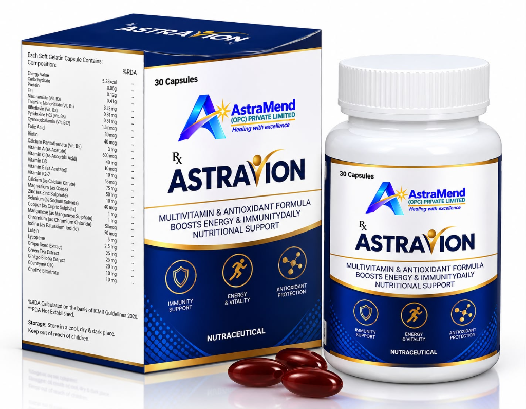 ASTRAVION Multivitamin & Antioxidant Health Supplement