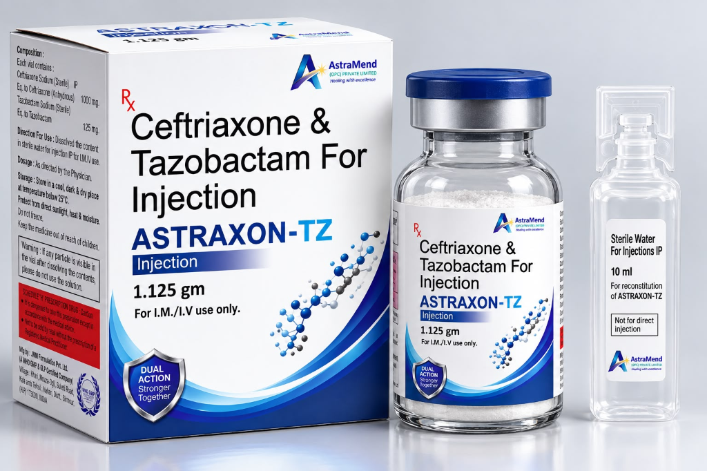 ASTRAXON-TZ Ceftriaxone & Tazobactam Injection